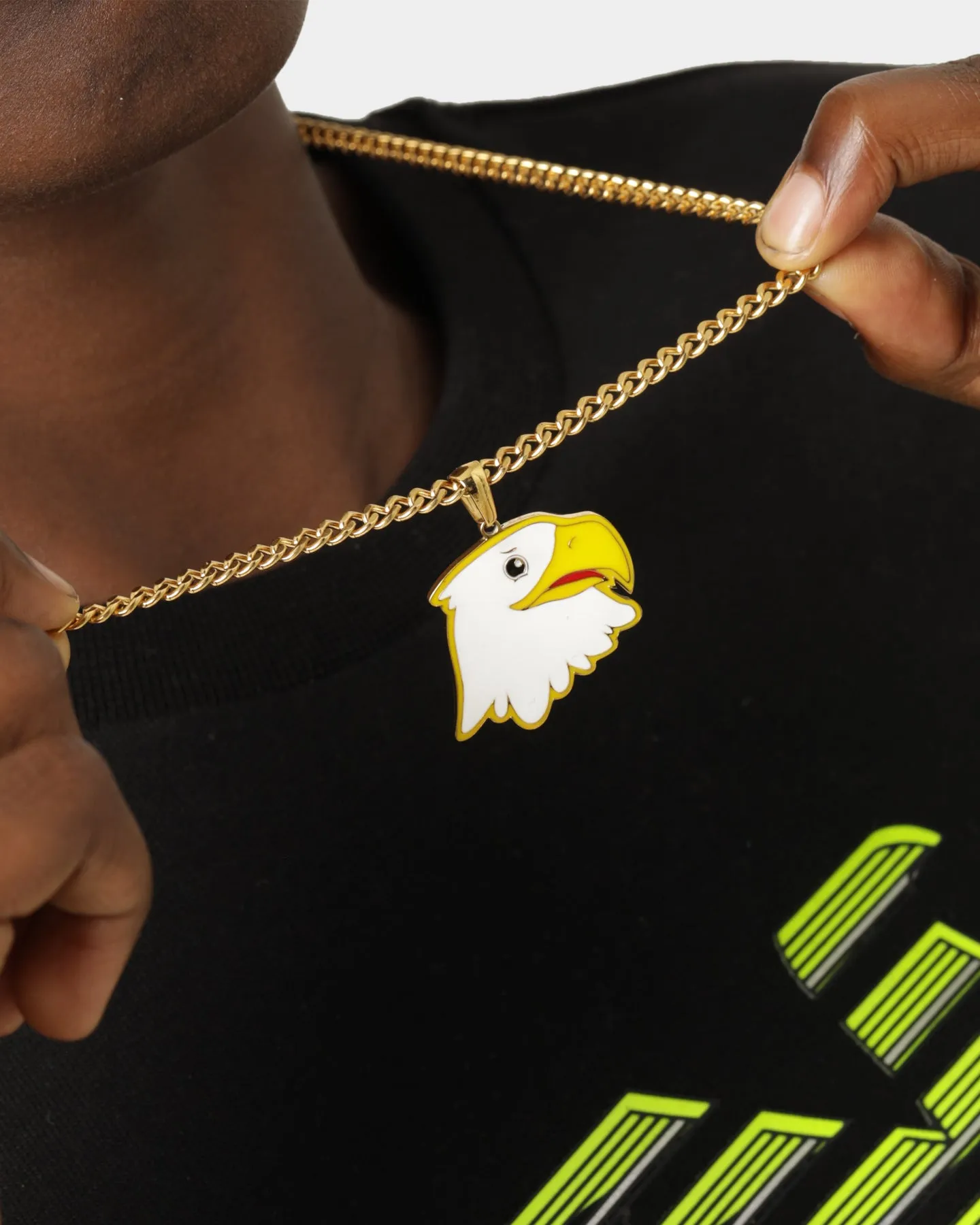 Shortie Kids' The Eagle Pendant Chain Gold