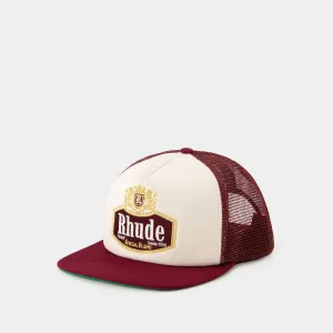 Special Blend Trucker Cap - Rhude - Synthetic - Brown/White