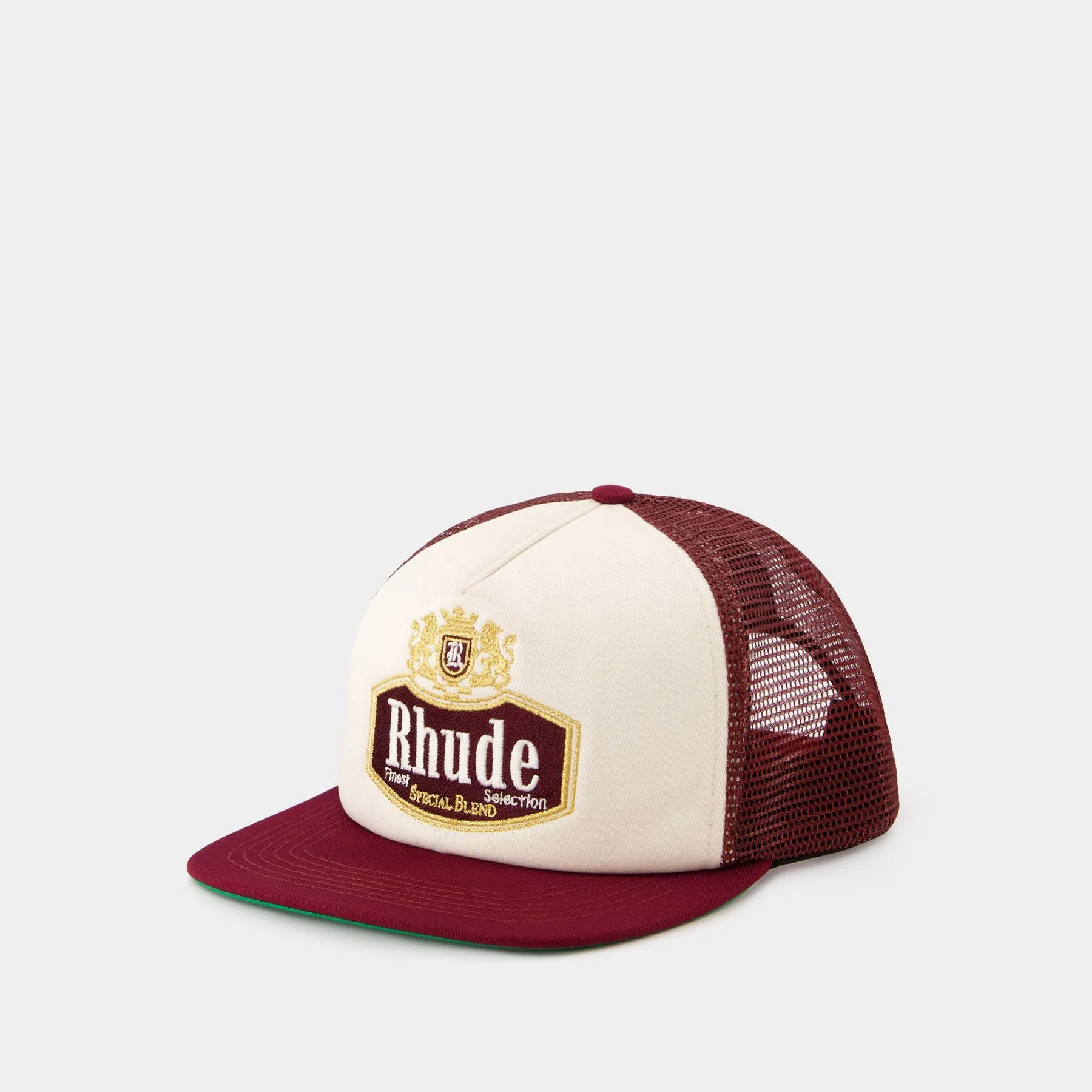 Special Blend Trucker Cap - Rhude - Synthetic - Brown/White