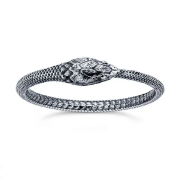 Sterling Silver Ouroboros Snake Ring