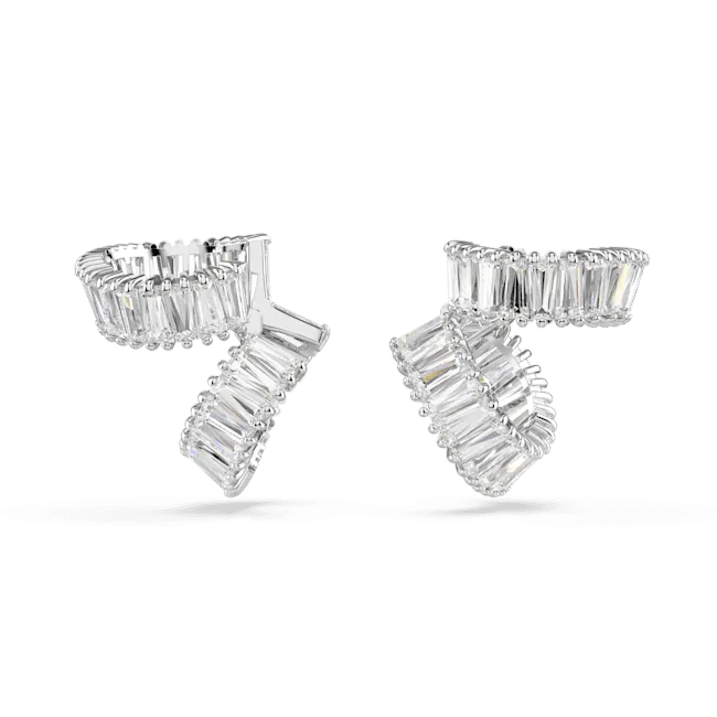 Swarovski Ariana Grande x Ear Cuffs Baguette cut White Rhodium plated