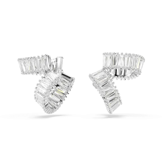 Swarovski Ariana Grande x Ear Cuffs Baguette cut White Rhodium plated