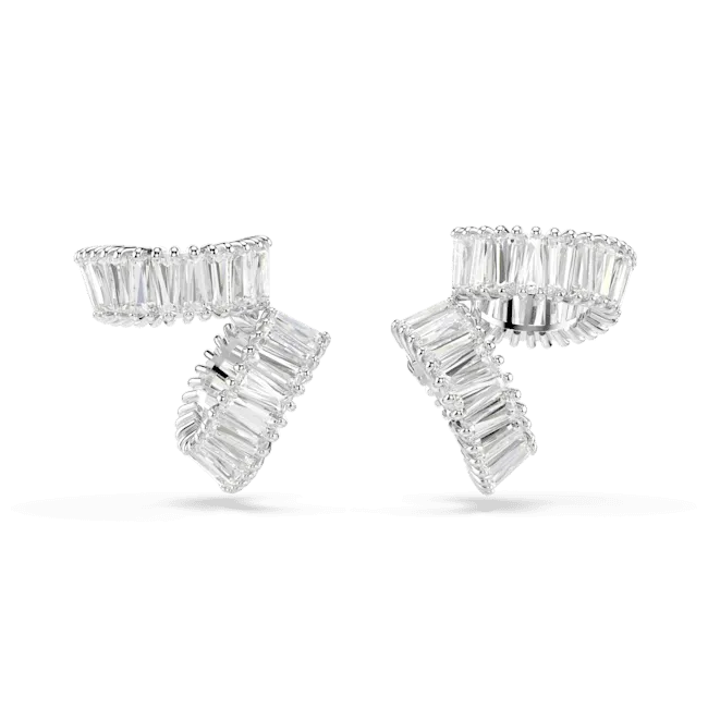 Swarovski Ariana Grande x Ear Cuffs Baguette cut White Rhodium plated