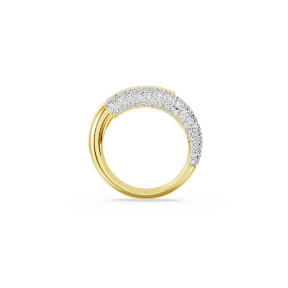Swarovski Dextera cocktail Ring White Gold-tone plated