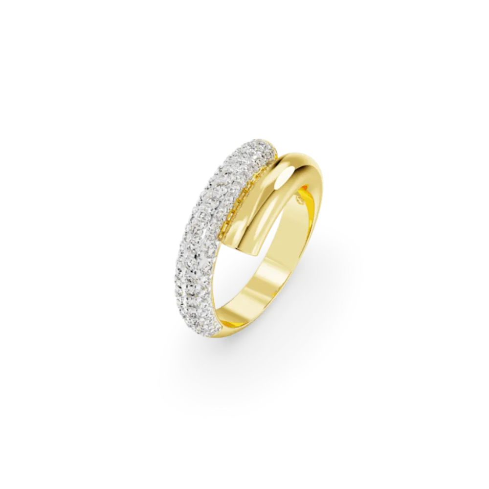 Swarovski Dextera cocktail Ring White Gold-tone plated