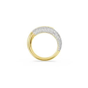 Swarovski Dextera cocktail Ring White Gold-tone plated