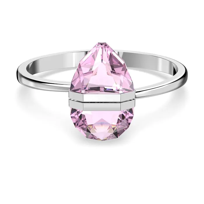 Swarovski Lucent Bangle Pink Stainless Steel