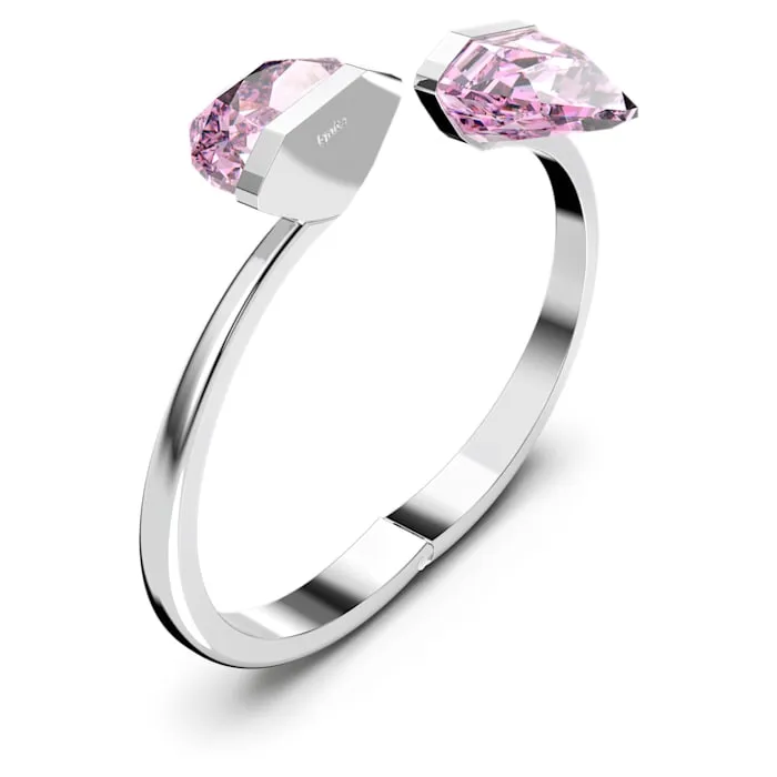Swarovski Lucent Bangle Pink Stainless Steel