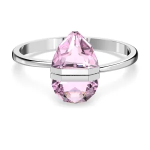 Swarovski Lucent Bangle Pink Stainless Steel