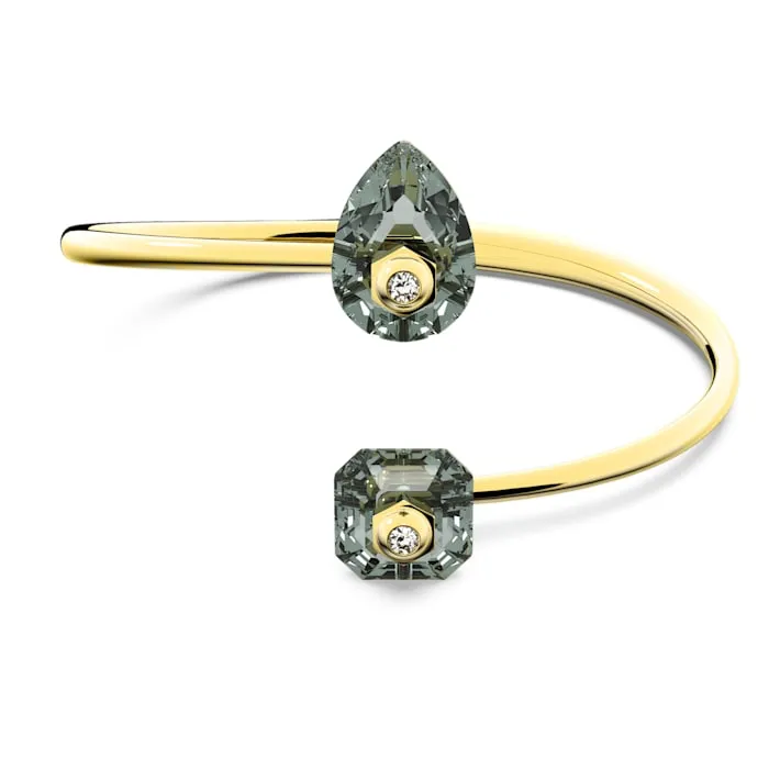 Swarovski Numina Bangle Gray Gold-Tone Plated