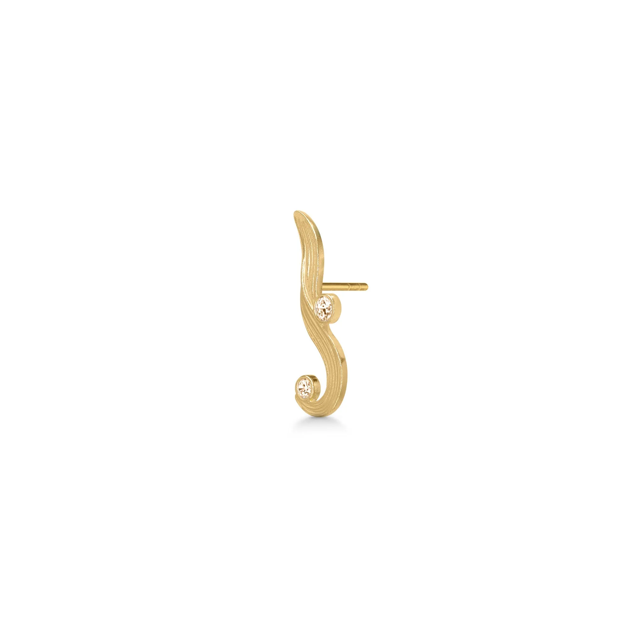 The Darning Needle Gold Plated Earring
