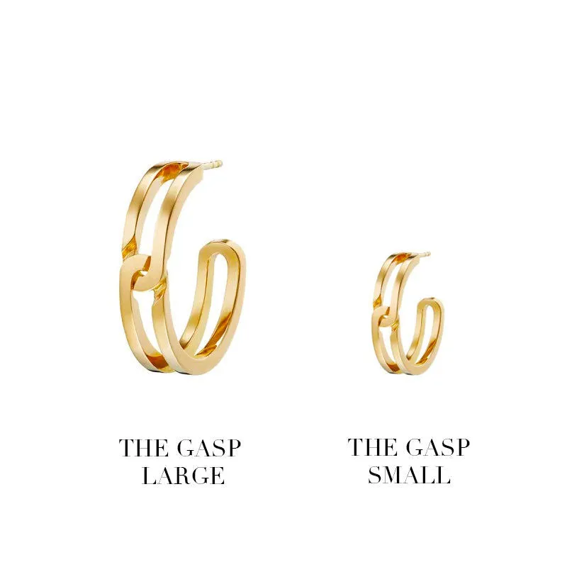 The Gasp Small 18K Gold Earring