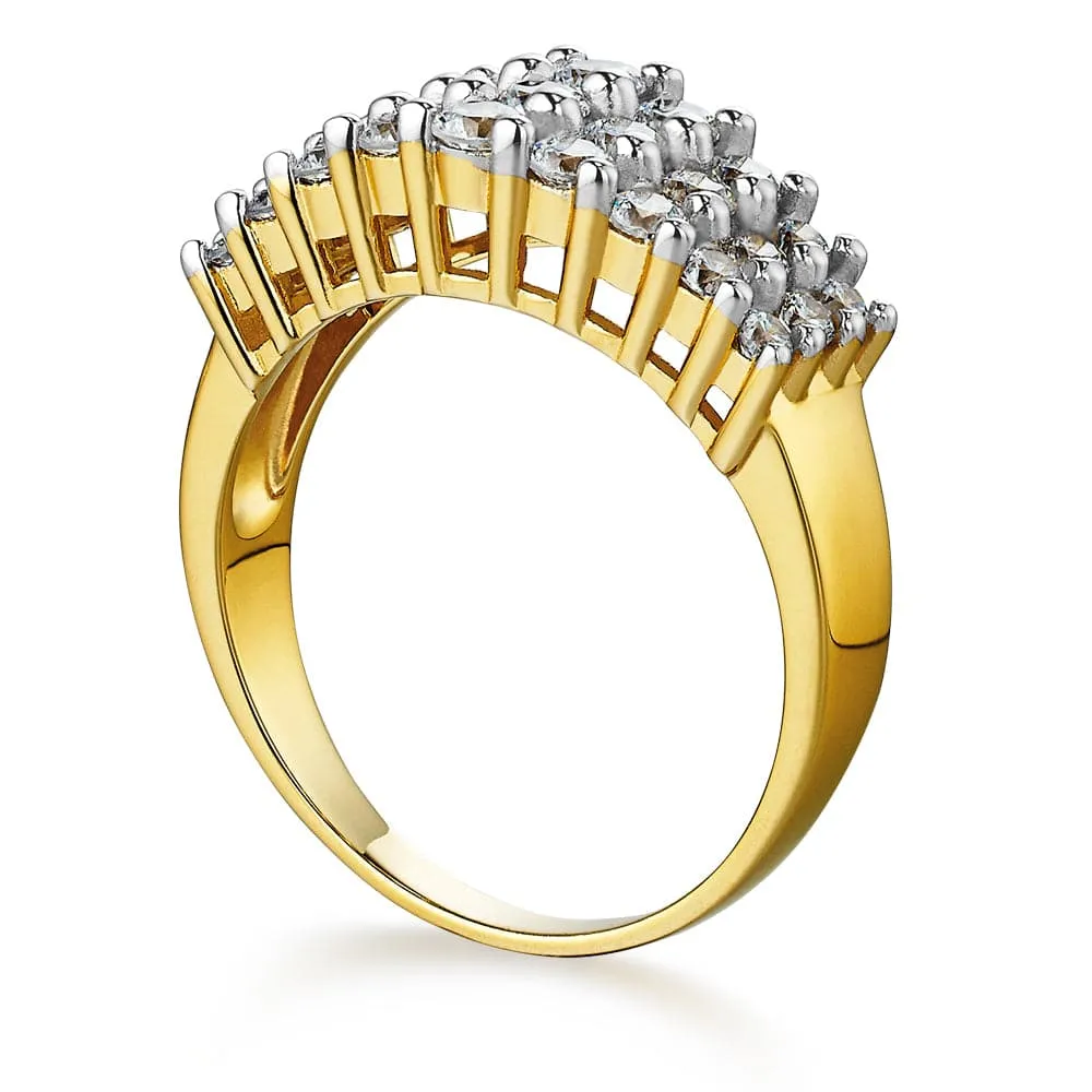 The Legendary Marilyn Cluster Ring
