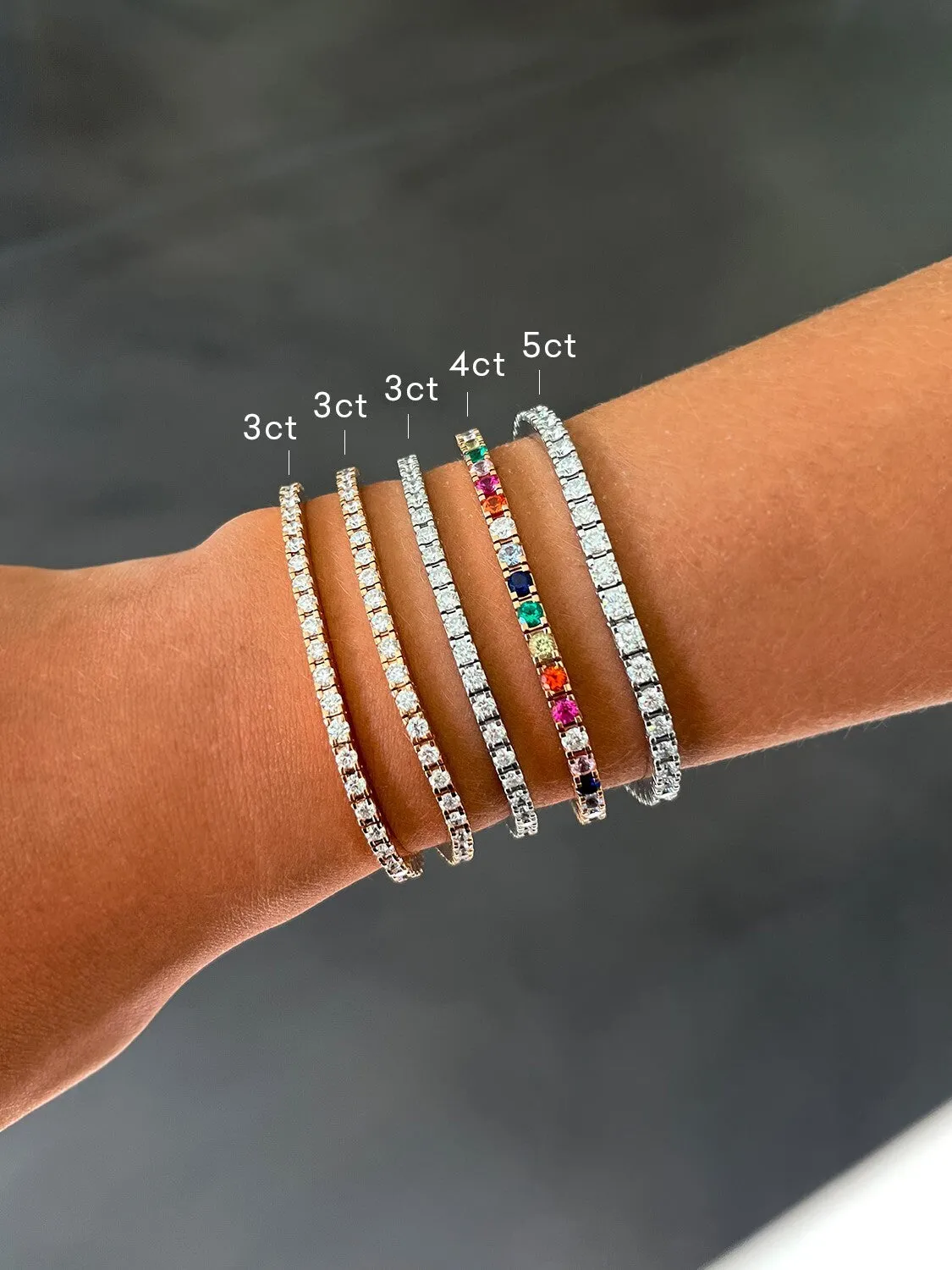 The LOEV Tennis 18K Gold Bracelet w. Lab-Grown Diamonds