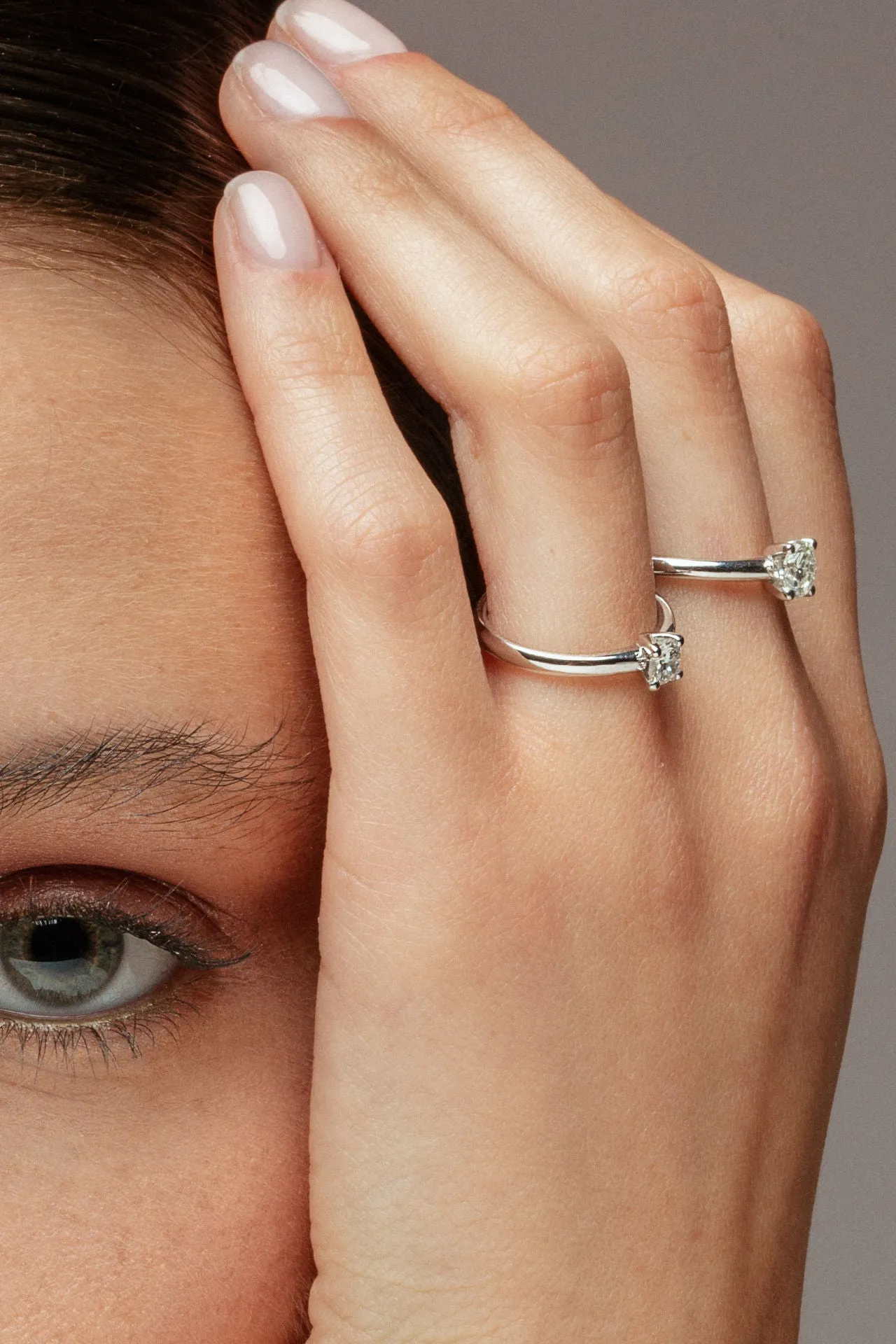 The Only One 0.70ct 18K Gold Ring w. Lab-Grown Diamond