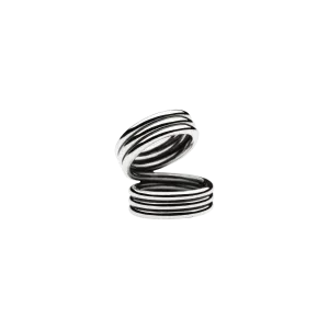 Triple Viper Ring Silver