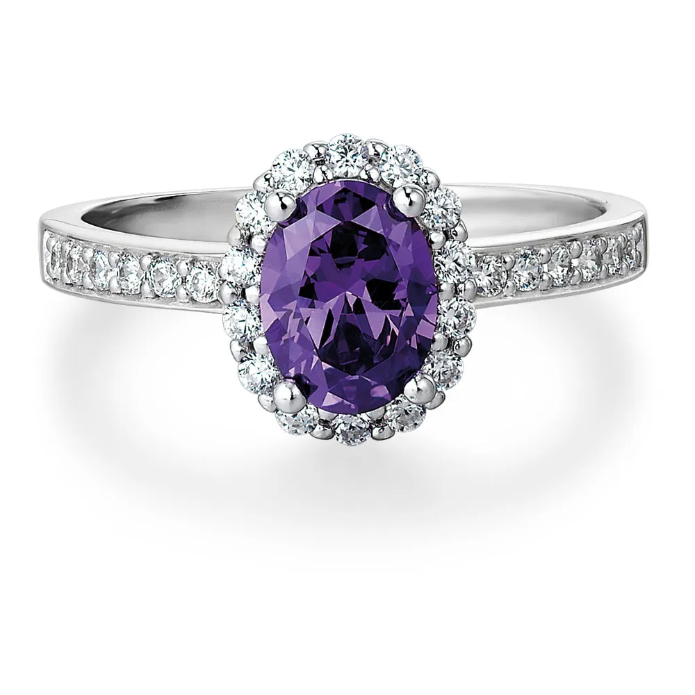 Tru-Amethyst Cincature Ring Set