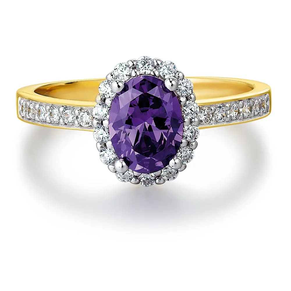Tru-Amethyst Cincature Ring