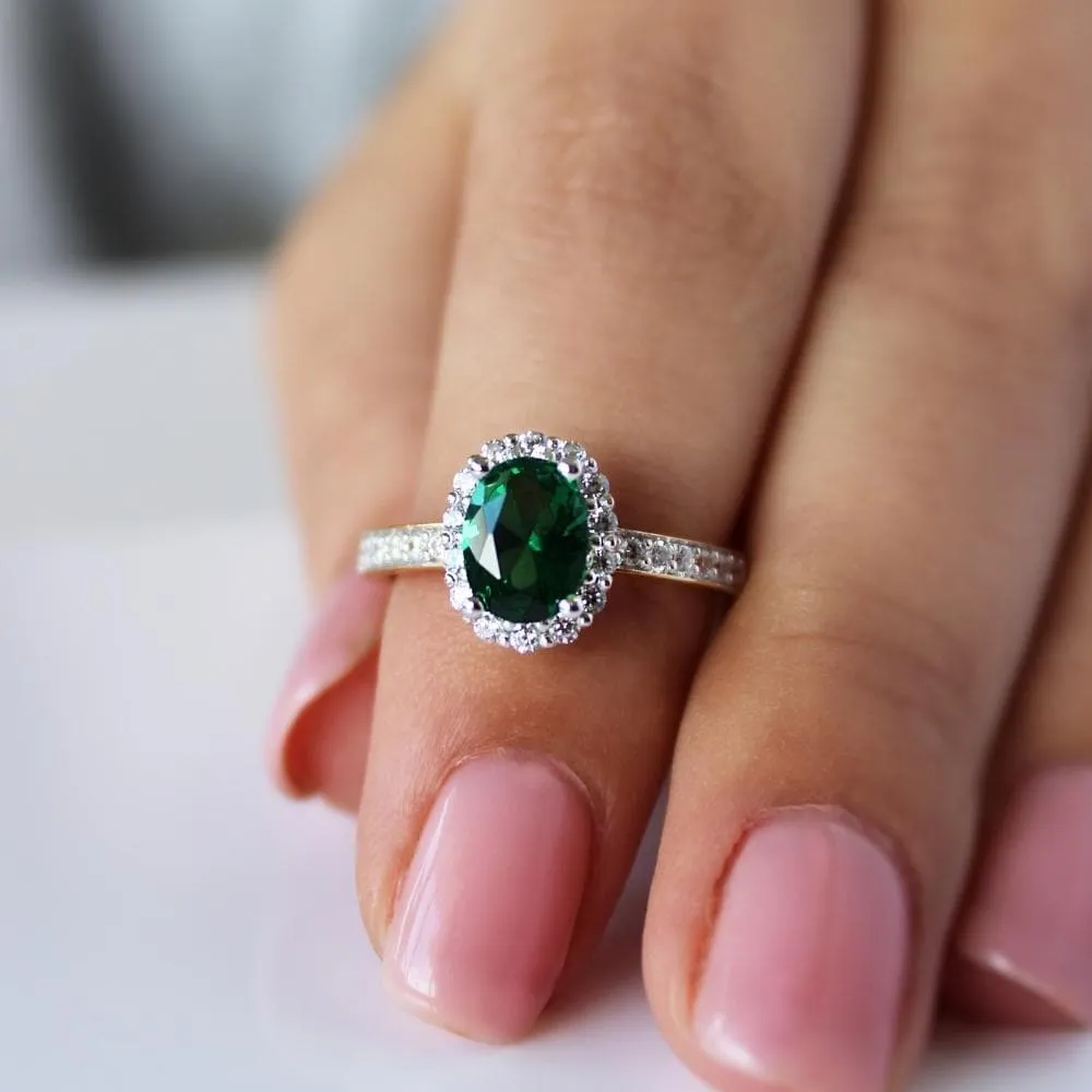 Tru-Emerald Cincature Ring