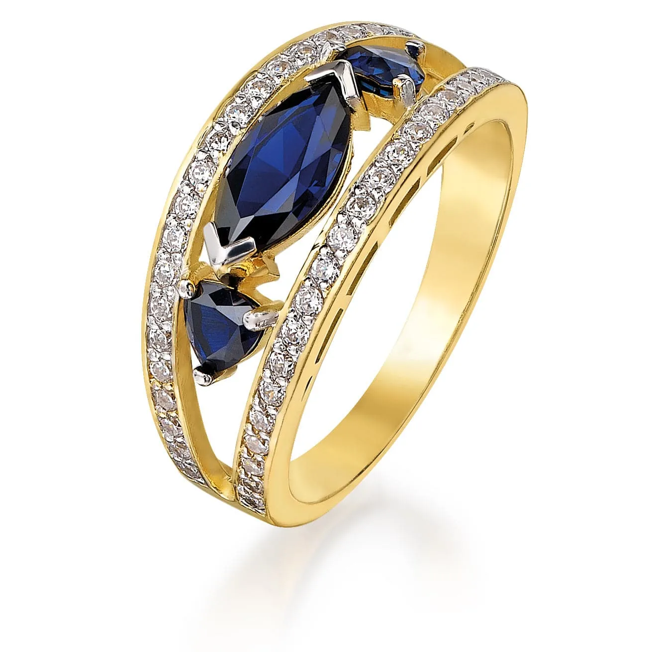 Tru-Sapphire Marquise Ring