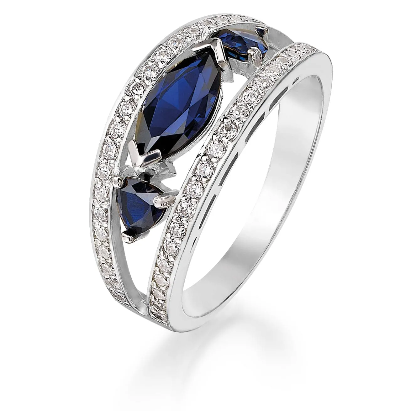 Tru-Sapphire Marquise Ring