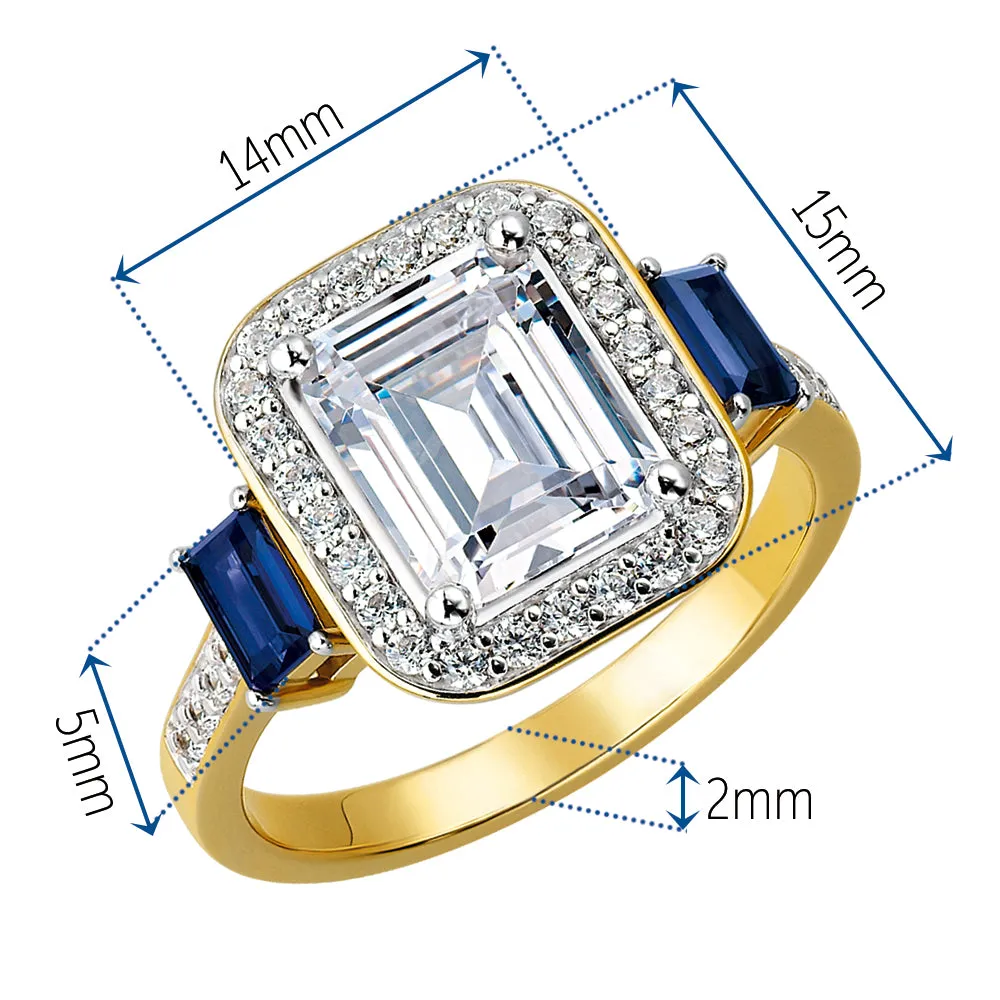 Tru-Sapphire Octavia Ring