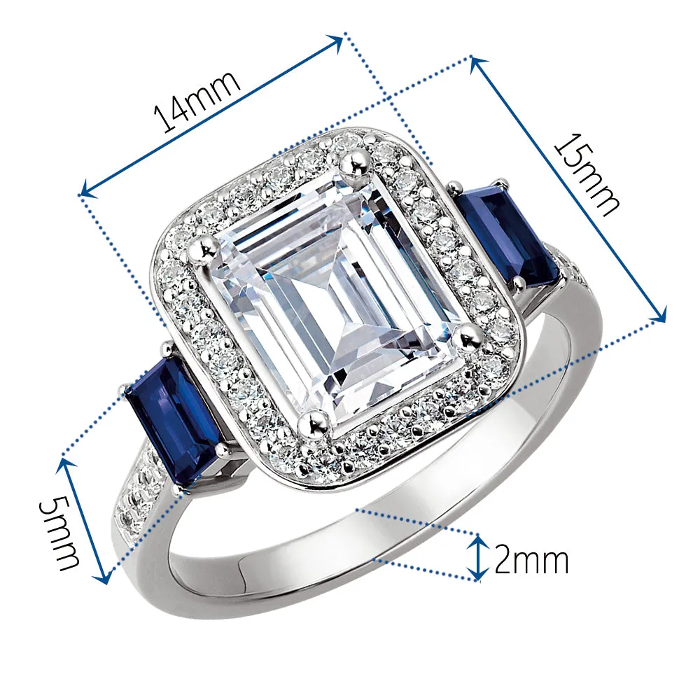 Tru-Sapphire Octavia Ring