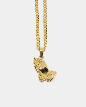 VERITAS PRAYER PENDANT Gold