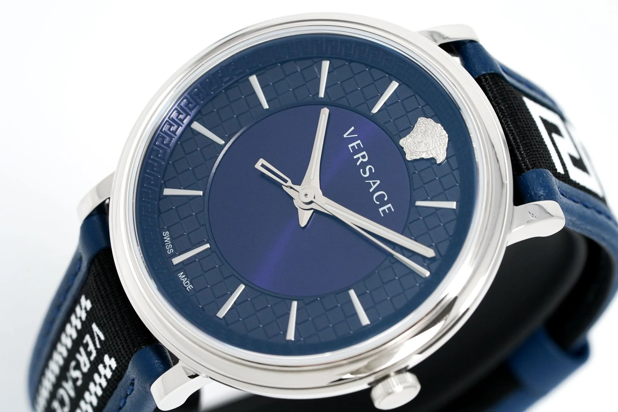 Versace Men's Watch V-Circle Blue VE5A01121
