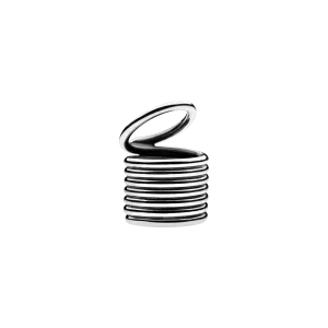 Viper Barrel Ring Silver