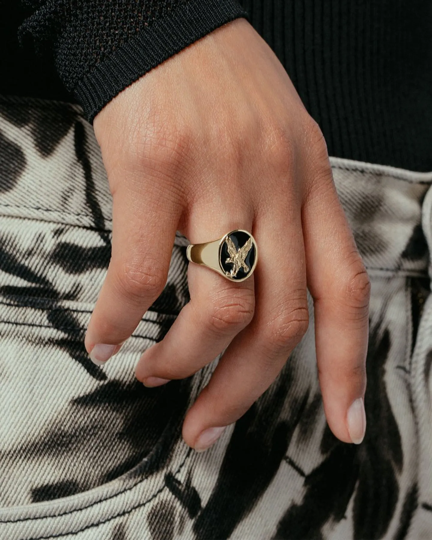 Vitaly Unisex Talon Ring Gold