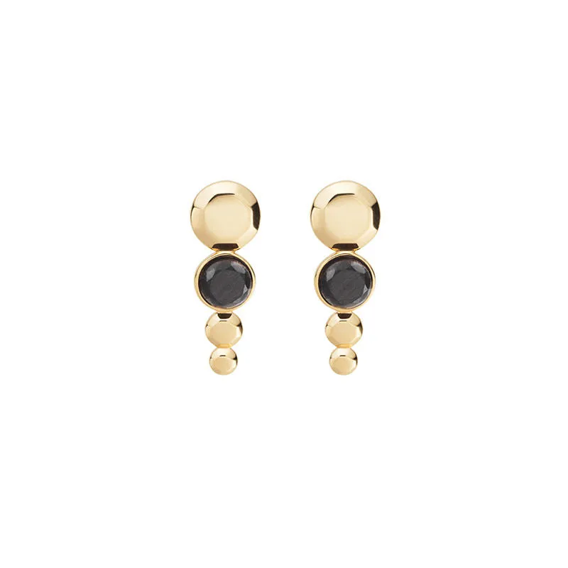 Was Dust 18K Gold Stud w. Diamond
