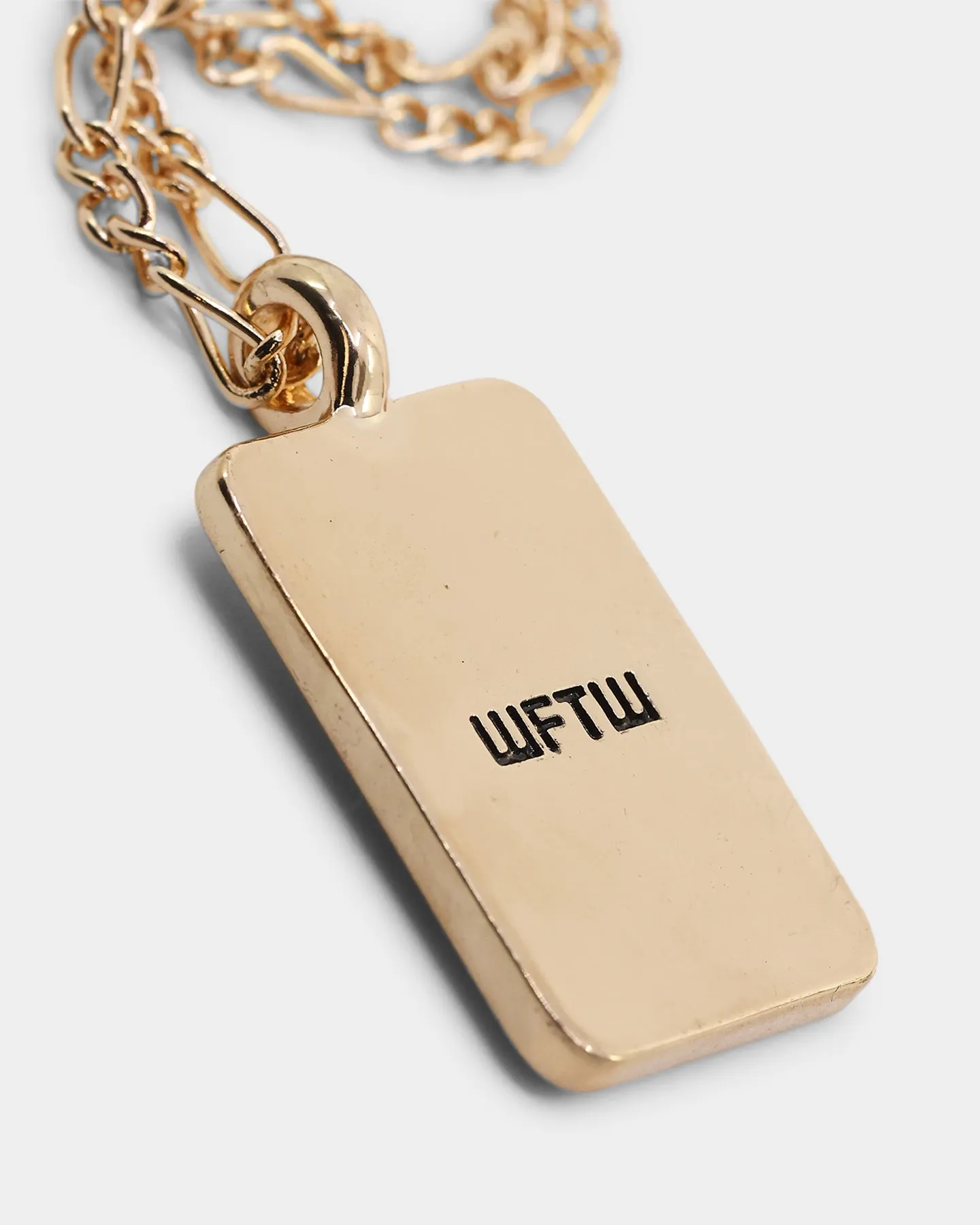 Wild for the Weekend Serpentine Rectangle Necklace Gold