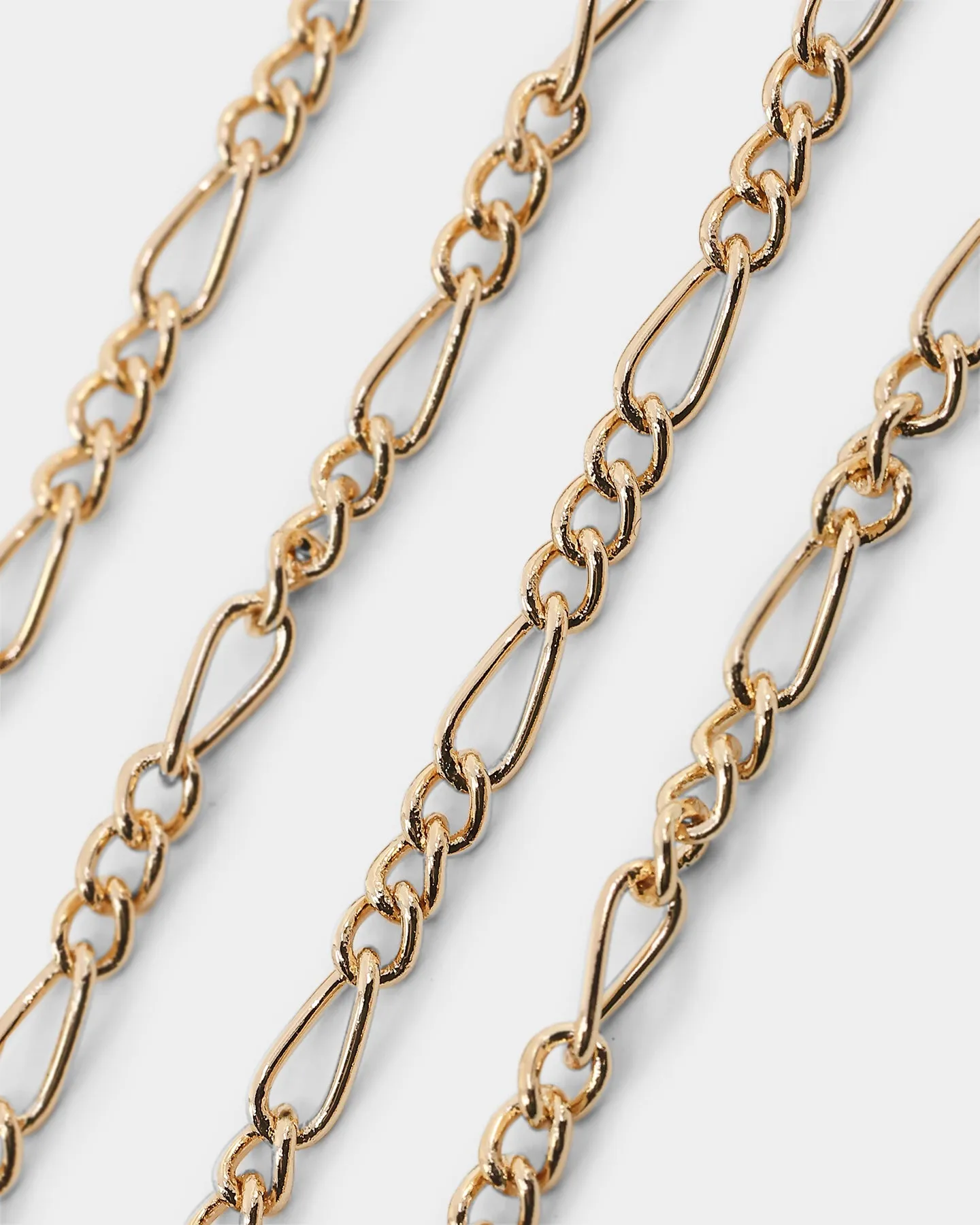 Wild for the Weekend Serpentine Rectangle Necklace Gold