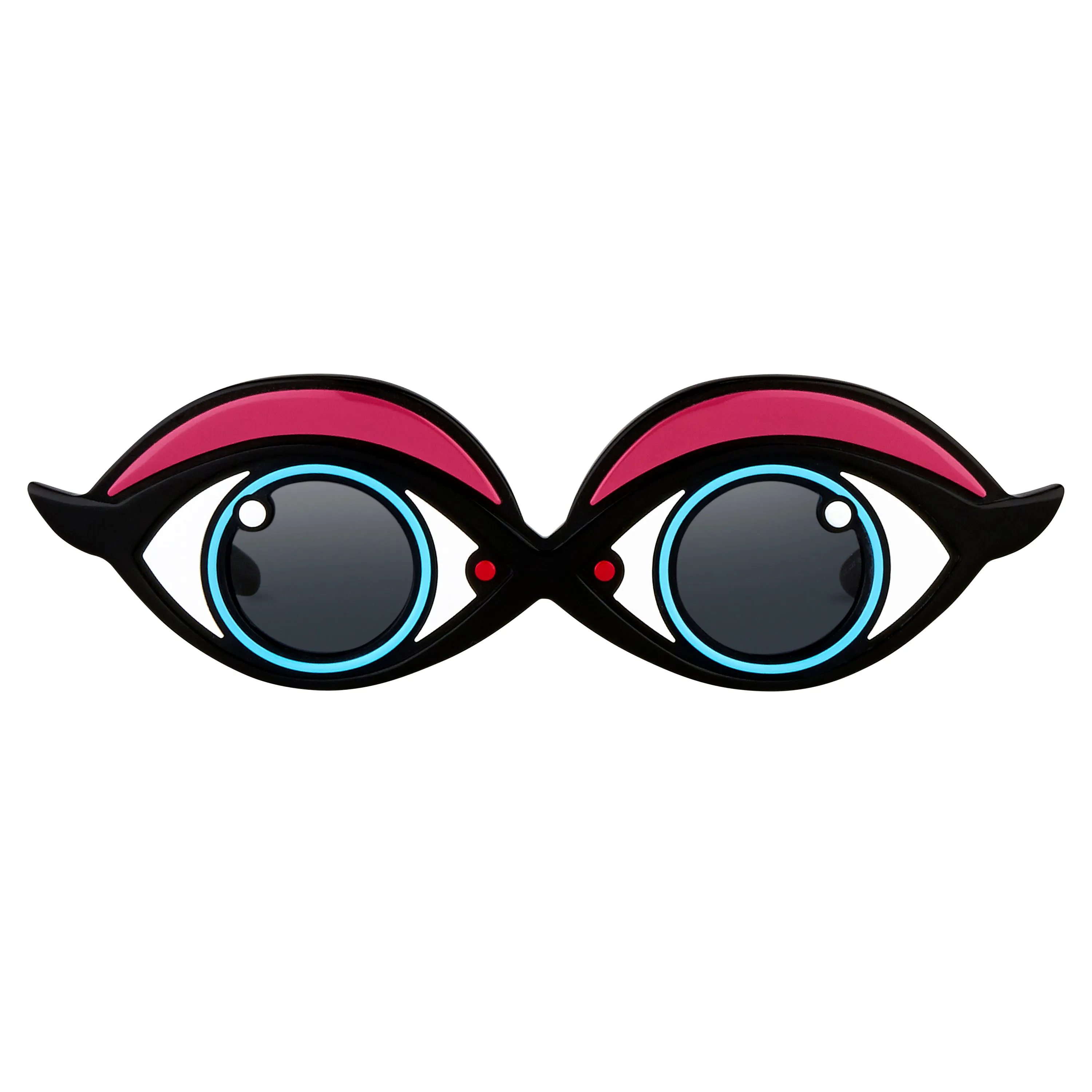 Yaz Bukey x Linda Farrow Black Red Sunglasses YAZ5C1SUN
