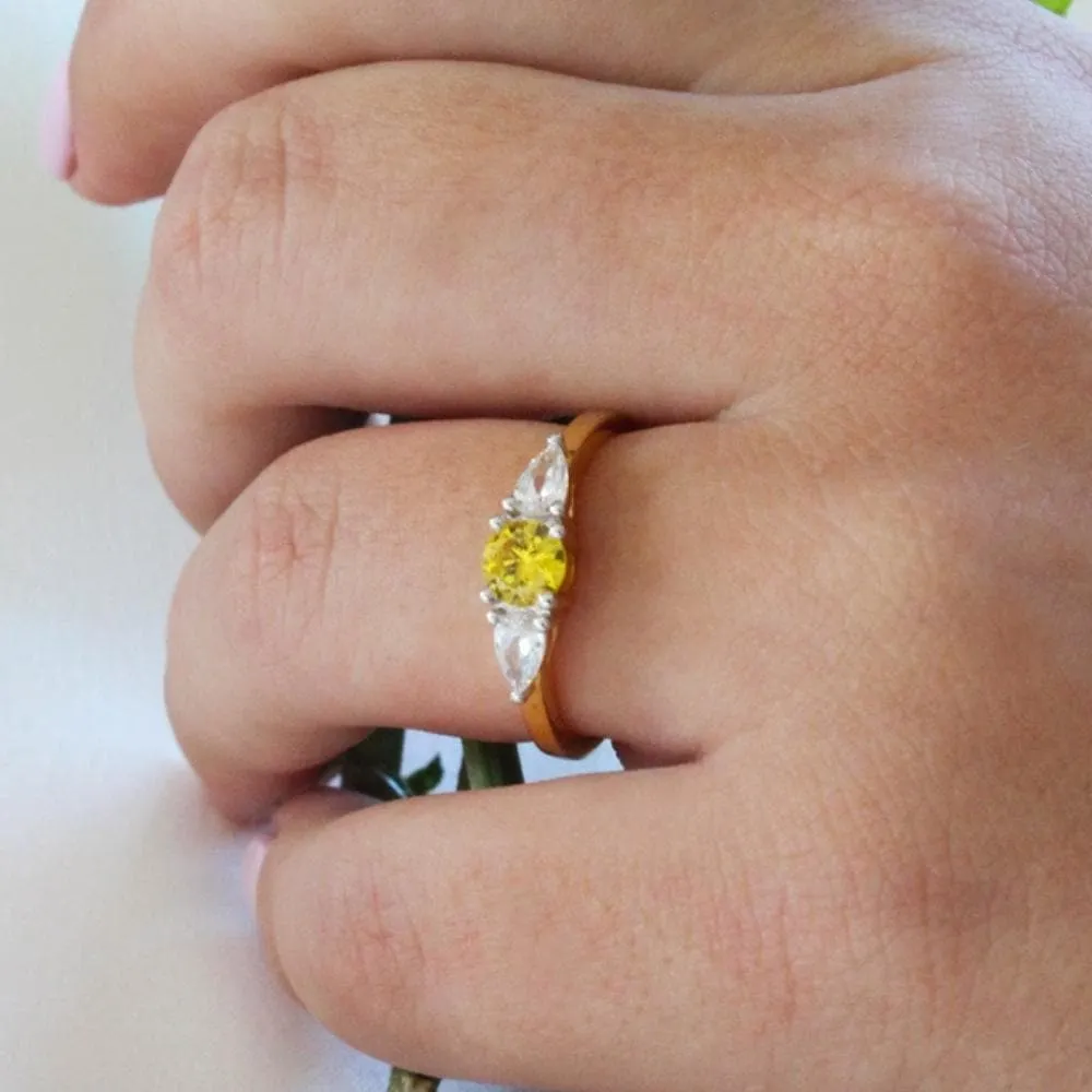 Yellow Katarina Ring