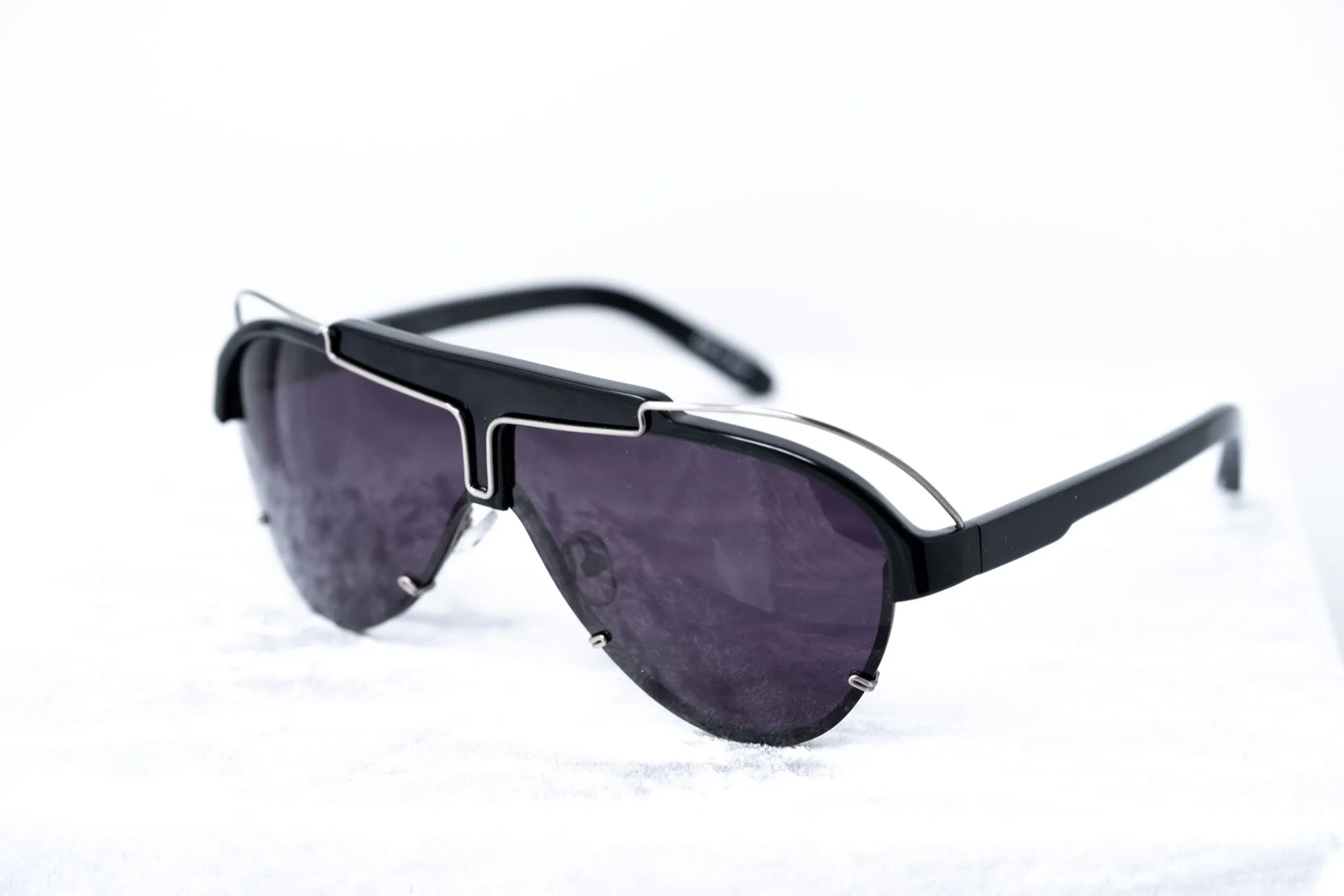 Yohji Yamamoto Sunglasses Silver and Purple